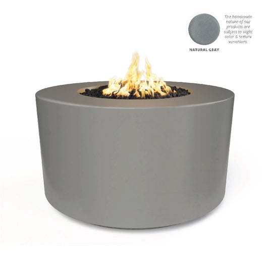 The Outdoor Plus - Florence 42 Inch Concrete Match Lit Fire Pit - OPT-FL4224
