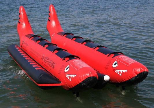 Red Shark "Elite Class" Banana Boat - 10 passenger "ELITE CLASS" Red Shark, 17' ft. side-to-side - RSPVC-10