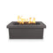 The Outdoor Plus - Ramona 60 Inch Concrete Match Lit Fire Table - OPT-RMNRT60