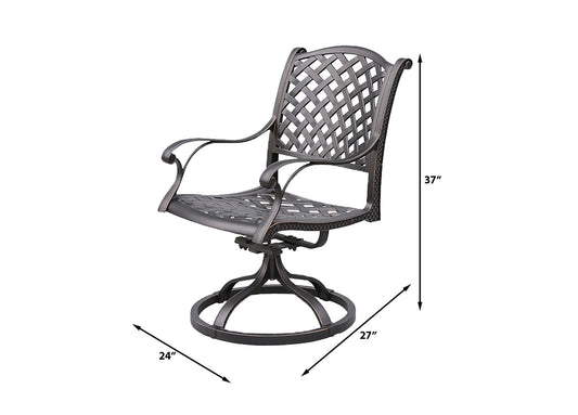 Lawton Casual Comfort - 2PC Laced Swivel Rocker