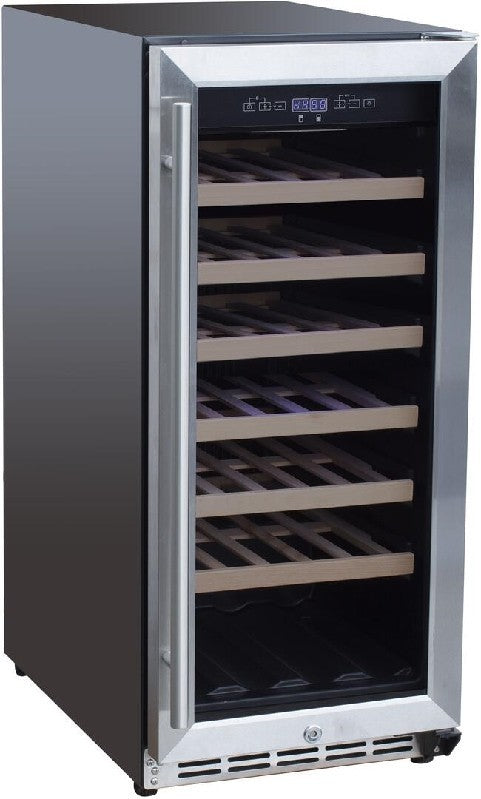 Summerset SSRFR-15W 14 7/8 Inch 3.2C Outdoor Rated Single Zone Wine Cooler - Stainless Steel