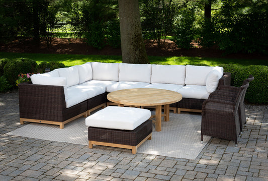 CO9 Design - Savannah Ottoman | Brown or Grey Frame Only