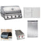 Blaze - 5 Piece Prelude LBM 32-Inch 4-Burner Outdoor Kitchen Package