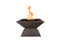 The Outdoor Plus - 30" Square Uxmal GFRC Concrete Fire Pit - OPT-UXM30