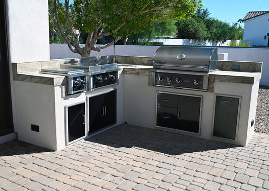 Wildfire Outdoor - Double Door 38"x24" SS - WF-DDR3824-SS