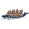 Whale Ride "Elite Class" Banana Boat - 10 passenger "ELITE CLASS" 18' ft. side-to-side seating - PVC-10-WR