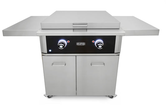 Wildfire Outdoor - Ranch PRO 30" Freestanding Griddle 304 SS - WF-PRO30GRD-RH+Cart
