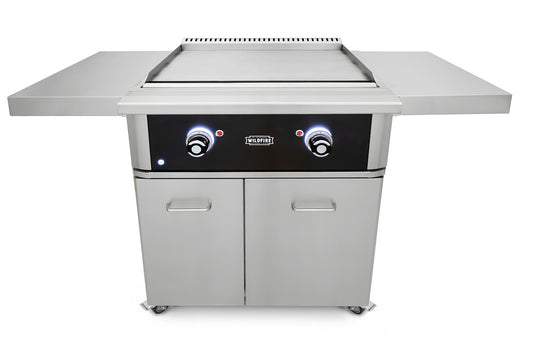 Wildfire Outdoor - Ranch PRO 30" Freestanding Griddle 304 SS - WF-PRO30GRD-RH+Cart