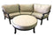 AFD Home Conversation Set Astoria Curved Sofa