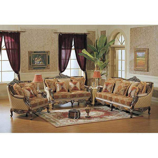 AFD Home Kit Briarwood 3 Piece Living Room Sofa Set - Sofa, Loveseat, Chair