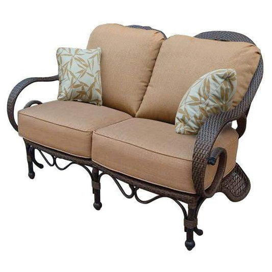 AFD Home Loveseats Grand Bonaire Weave Outdoor Loveseat