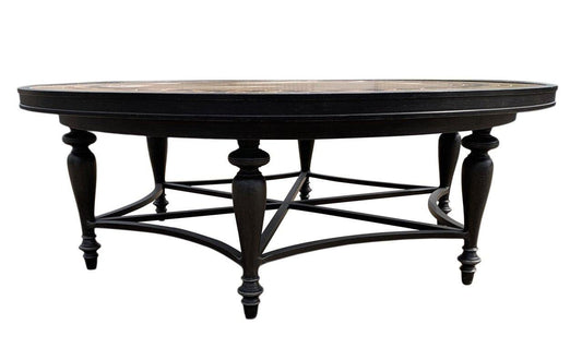 AFD Home Outdoor Coffee Table Astoria Round Tile Outdoor Coffee Table