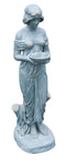 AFD Home Outdoor Decor Lovely Stone Cast Maiden