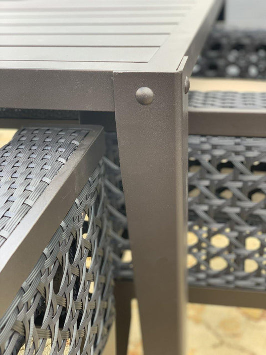 AFD Home Outdoor Dining Table Monterey 42X72 Rectangular Dining Table