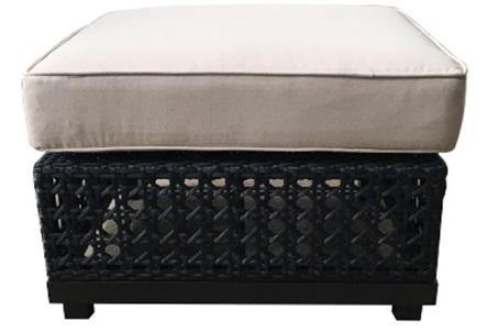 AFD Home Outdoor Ottoman Monterey Outdoor Club Ottoman