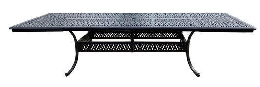 AFD Home Outdoor Table Elisabeth 132X48 Aluminum Rectangular Extension Table