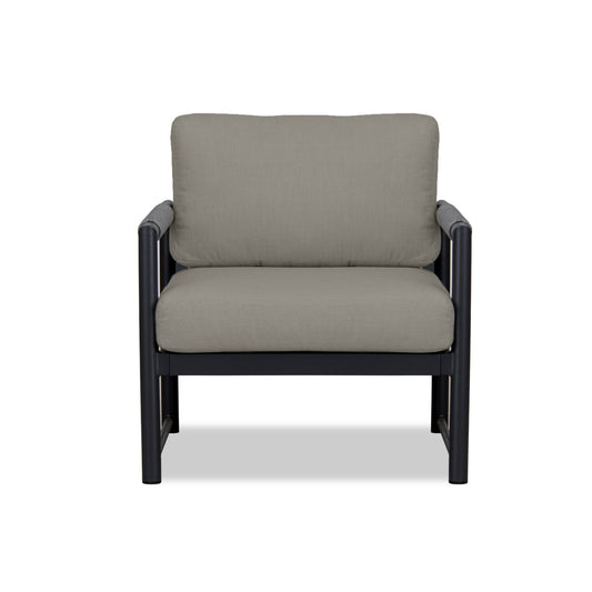 Harmonia Living - Alto Club Chair - Black/Carbon | ALTO-BK-CO-CC