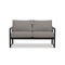 Harmonia Living - Alto Loveseat - Black/Carbon | ALTO-BK-CO-LS