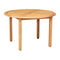 Amazonia Outdoor Dining Table Teak Finish Round Patio Dining Table