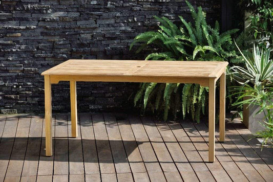 Amazonia Outdoor Teak Dining Set Amazonia 5 Piece Teak Rectangular Patio Dining Set