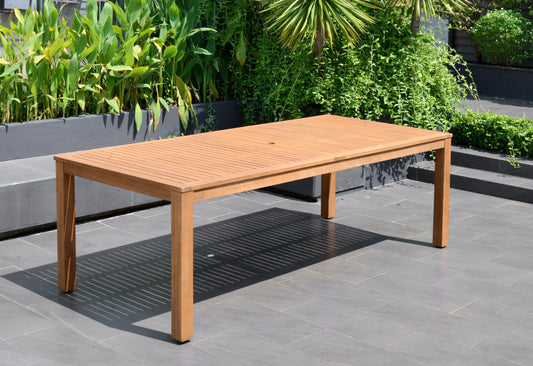 Amazonia Outdoor Teak Dining Set Amazonia 7-Piece Rectangular Patio Dining Set | Teak Finish | Ideal for Outdoors and Indoors