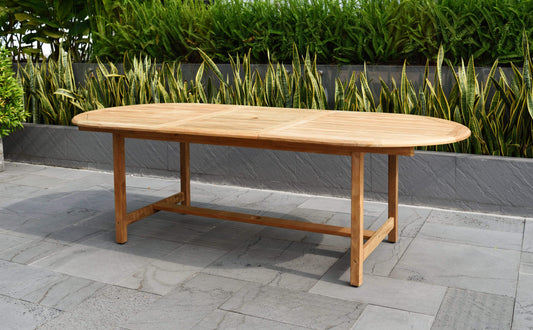 Amazonia Outdoor Teak Dining Set Amazonia 7 Piece Teak Oval Patio Dining Set