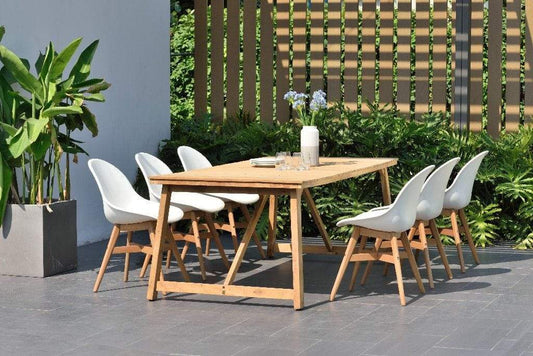 Amazonia Outdoor Teak Dining Set Amazonia 7 piece Teak Patio Dining Set