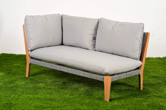 Amazonia Outdoor Teak Dining Set Amazonia 8 piece Teak Finish Patio Seating Set with Cushions SC BARRY10_LOT_GR