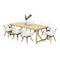 Amazonia Outdoor Teak Dining Set Amazonia 9 piece Teak Patio Dining Set