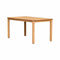 Amazonia Outdoor Teak Dining Set Amazonia Delaware Rectangular Dining Table | Teak Finish | Durable and Ideal for Indoors and Outdoors
