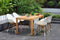 Amazonia Outdoor Teak Dining Set Amazonia Sonoma 5 Piece Rectangular Eucalyptus Dining set | Teak Finish| Durable and Ideal for Outdoors