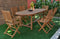 Amazonia Outdoor Teak Dining Set Amazonia Teak 7 Piece Oval Patio Dining Set