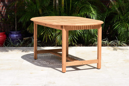 Amazonia Outdoor Teak Dining Set Amazonia Teak 7 Piece Oval Patio Dining Set