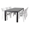 Amazonia Outdoor Teak Dining Set Atlantic Noordam 7 Piece Rectangular Patio Dining Set