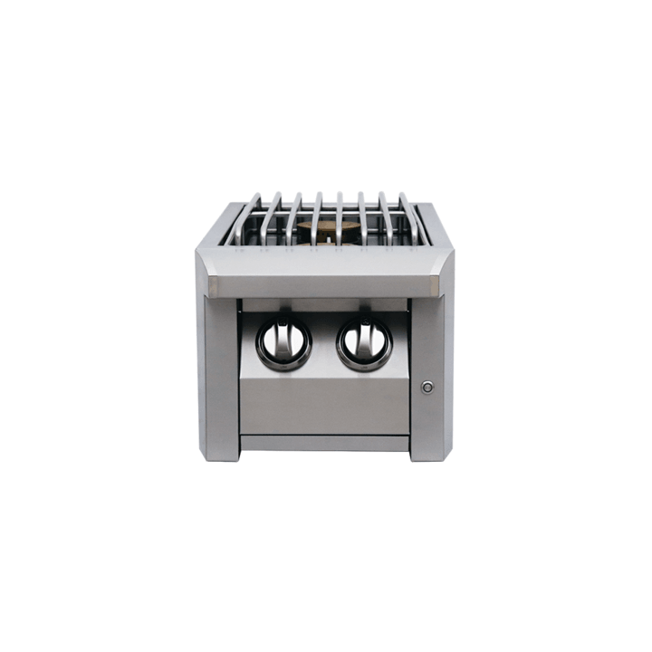 American Renaissance Grill Grill Burner ARG Double Side burner. Natural Gas.  Two 35,000 BTU burners.  304 Stainless steel. Made in America.