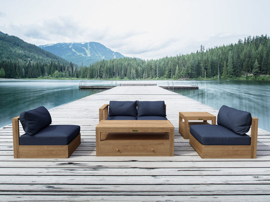 Anderson Teak Anderson Teak - Copacabana 5 pieces Modular Deep Seating Set | Set-152