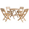 Anderson Teak Bistro Set Anderson Teak Chester Alabama 5-Pieces Bistro Set