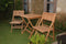 Anderson Teak Bistro Set Anderson Teak Windsor 3-pieces Square Bistro Set