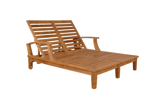 Anderson Teak Chaise Lounge Anderson Teak Brianna Double Sun Lounger with Arm