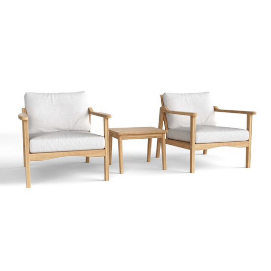 Anderson Teak Conversation Set Anderson Teak Amalfi Relax3-Piece Deep Seating Collection
