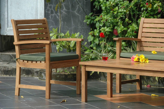 Anderson Teak Conversation Set Anderson Teak Victoria Montage 4-Pieces Conversation Set - SET-230