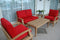 Anderson Teak Conversation Set JockeyRed Anderson Teak Brianna 5-Pieces Deep Seating Loveseat Set