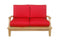Anderson Teak Loveseats Anderson Teak Brianna Deep Seating Loveseat + Cushion