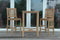 Anderson Teak Outdoor Bar Furniture Anderson Teak Bahama Avalon 3-Pieces Square Bar Set