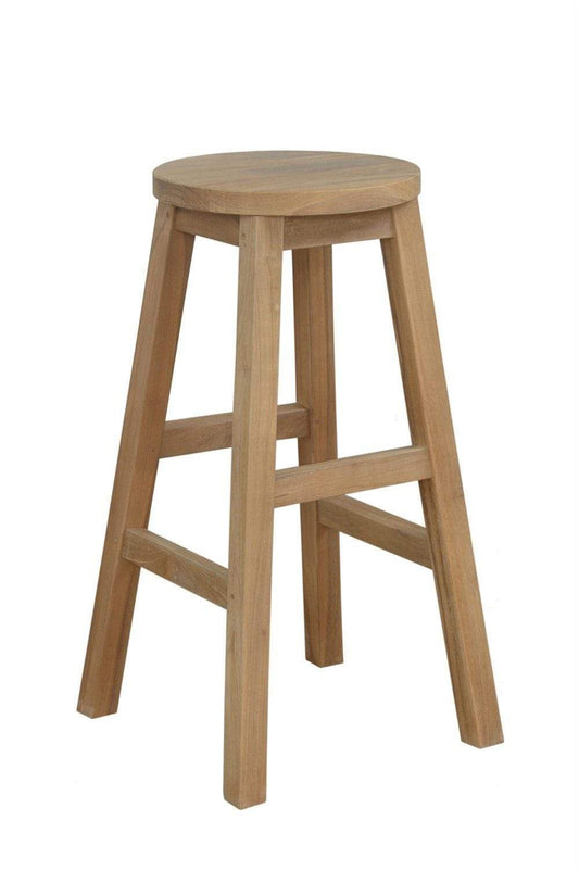 Anderson Teak Outdoor Barstools Anderson Teak Alpine Round Counter Stool