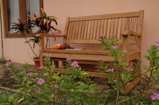 Anderson Teak Outdoor Bench Anderson Teak Del-Amo 4-Foot Glider