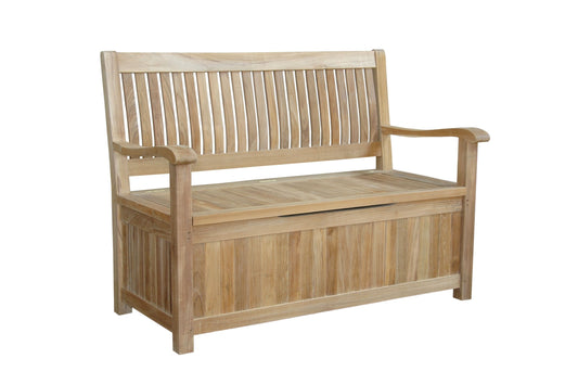 Anderson Teak Outdoor Bench Anderson Teak Del-Amo Storage Bench