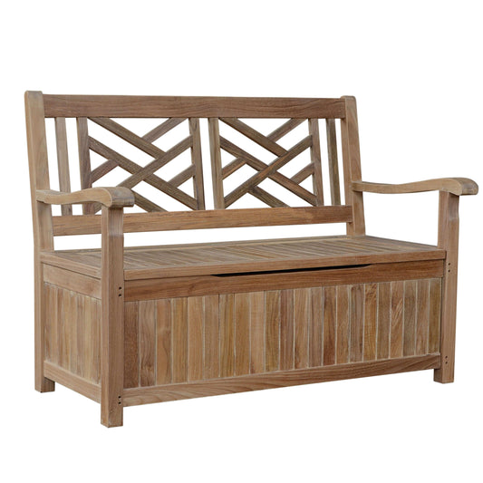 Anderson Teak Outdoor Bench Anderson Teak - Vilano Storage Bench | BH-153SB