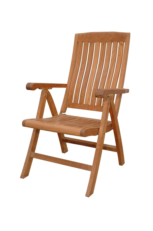 Anderson Teak Outdoor Chairs Anderson Teak Katana 5-Position Recliner Armchair