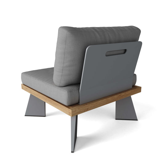 Anderson Teak Outdoor Chairs Anderson Teak - Oxford Platform 1-Seater | DS-821